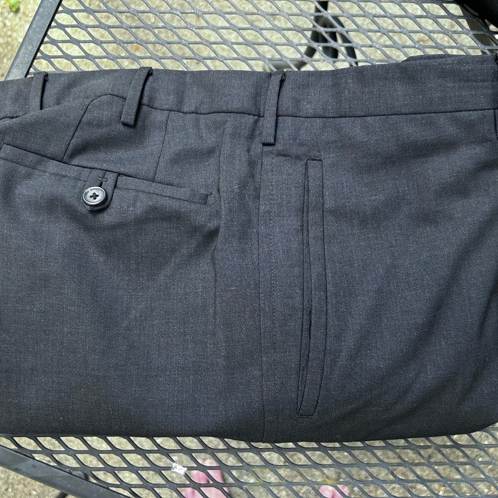 Prada Men's Charcoal Dress pants